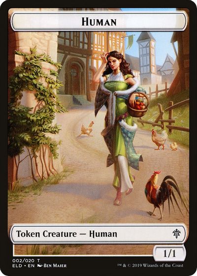 Human Double-Sided Token [Challenger Decks 2020 Tokens]-2