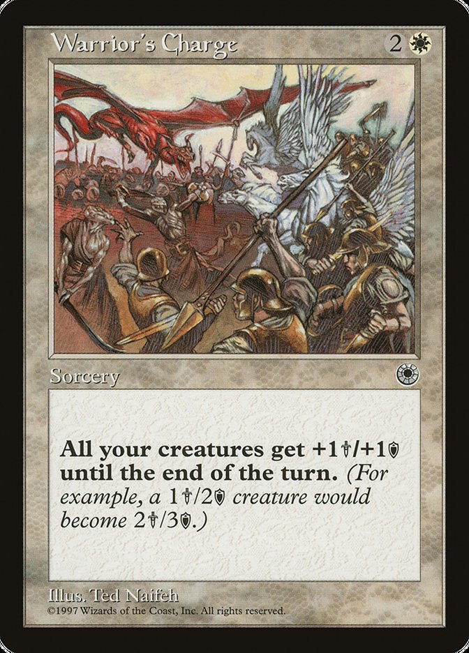 Warrior's Charge (No Flavor Text) [Portal]-1