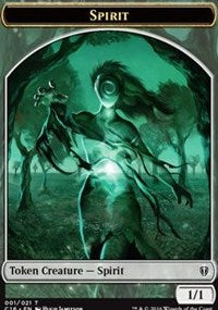 Spirit (001) // Spirit (006) Double-Sided Token [Commander 2016 Tokens]-1
