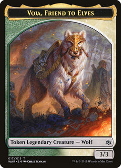 Voja, Friend to Elves Token [War of the Spark Tokens]-1