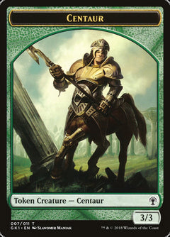 Elemental // Centaur Double-Sided Token [Guilds of Ravnica Guild Kit Tokens]-2