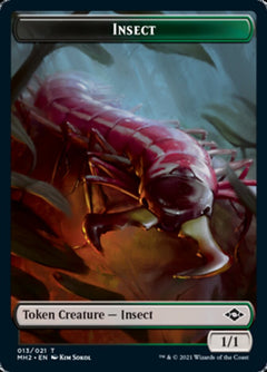 Clue (15) // Insect Double-Sided Token [Modern Horizons 2 Tokens]-2