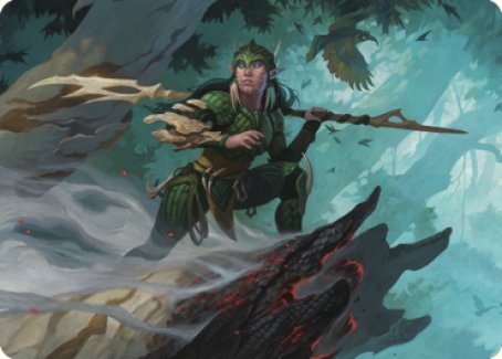 Gwenna, Eyes of Gaea Art Card [The Brothers' War Art Series]-1