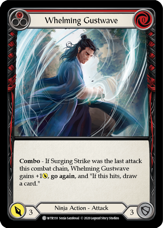 Whelming Gustwave (Red) [U-WTR110] (Welcome to Rathe Unlimited)  Unlimited Rainbow Foil-1