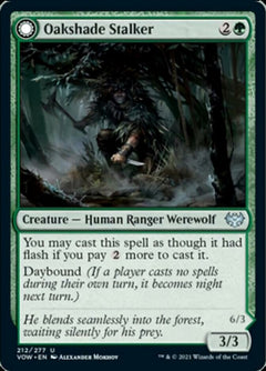 Oakshade Stalker // Moonlit Ambusher [Innistrad: Crimson Vow]-1
