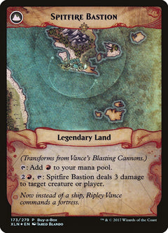 Vance's Blasting Cannons // Spitfire Bastion (Buy-A-Box) [Ixalan Treasure Chest]-2