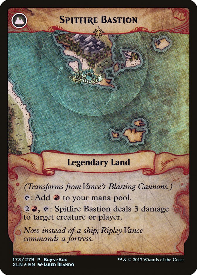 Vance's Blasting Cannons // Spitfire Bastion (Buy-A-Box) [Ixalan Treasure Chest]-2