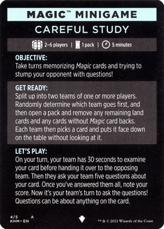 Careful Study (Magic Minigame) [Kaldheim Minigame]-1