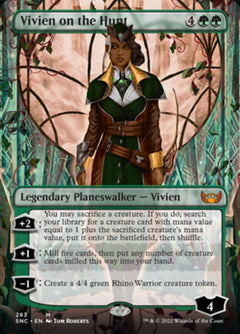 Vivien on the Hunt (Borderless) [Streets of New Capenna]-1
