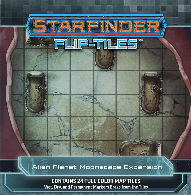 Pathfinder RPG Flip Tiles: Alien Planet Moonscape Expansion-1