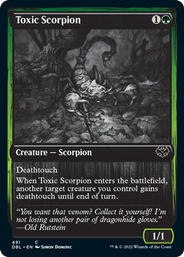 Toxic Scorpion [Innistrad: Double Feature]-1