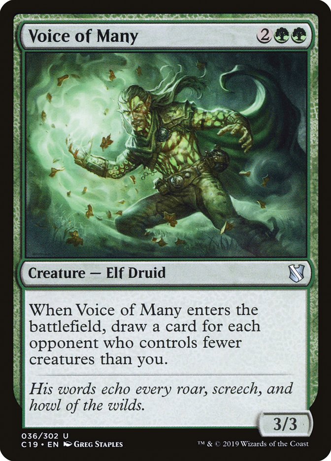 Voice of Many [Commander 2019]-1