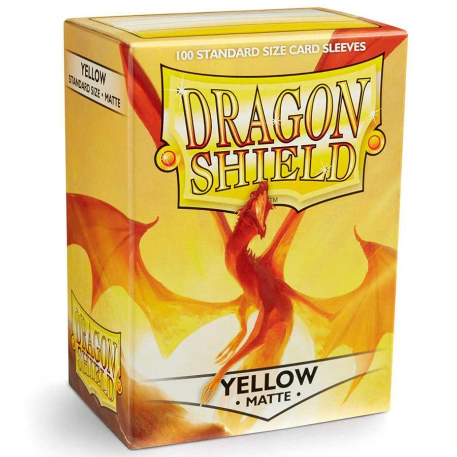 Sleeves - Dragon Shield - Box 100 - Yellow MATTE-1