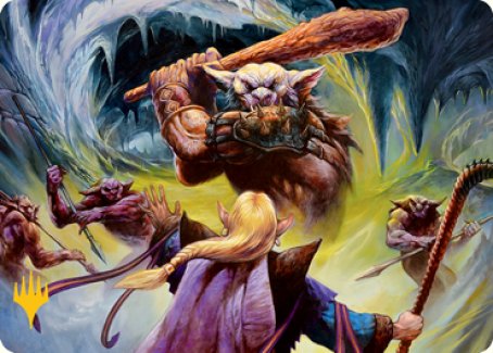 Den of the Bugbear (Dungeon Module) Art Card (Gold-Stamped Signature) [Dungeons & Dragons: Adventures in the Forgotten Realms Art Series]-1