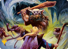 Den of the Bugbear (Dungeon Module) Art Card (Gold-Stamped Signature) [Dungeons & Dragons: Adventures in the Forgotten Realms Art Series]-1