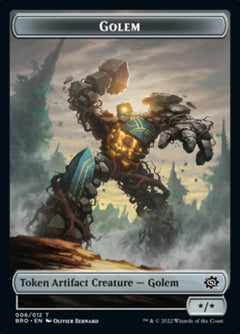 Golem Token [The Brothers' War Tokens]-1