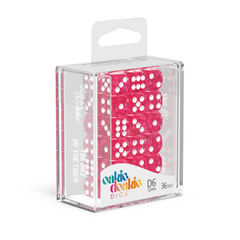 Oakie Doakie Dice D6 12 mm Speckled - Pink (36)-1