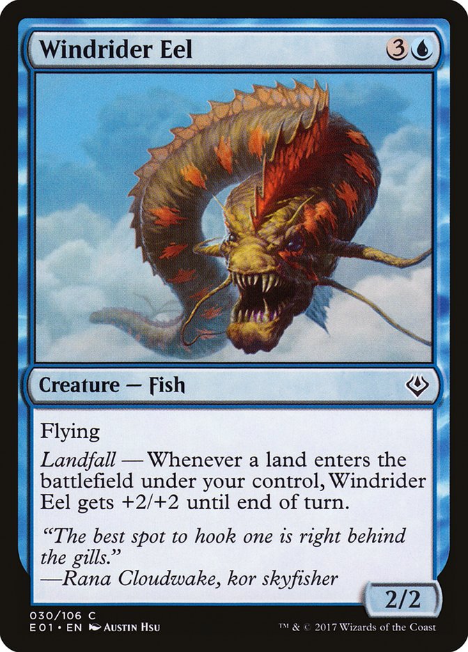 Windrider Eel [Archenemy: Nicol Bolas]-1