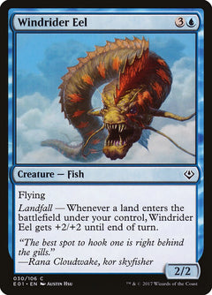 Windrider Eel [Archenemy: Nicol Bolas]-1