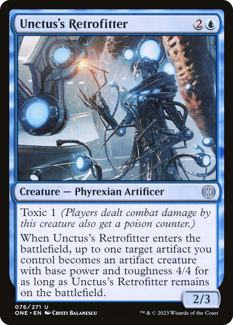 Unctus's Retrofitter [Phyrexia: All Will Be One]-1