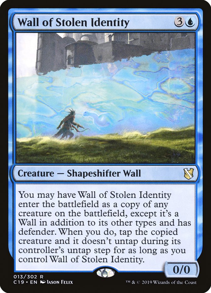 Wall of Stolen Identity [Commander 2019]-1