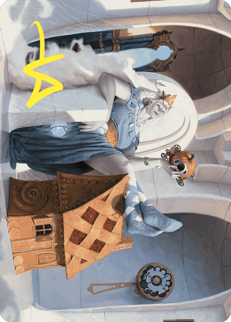 Beluna Grandsquall Art Card (Gold-Stamped Signature) [Wilds of Eldraine Art Series]-1