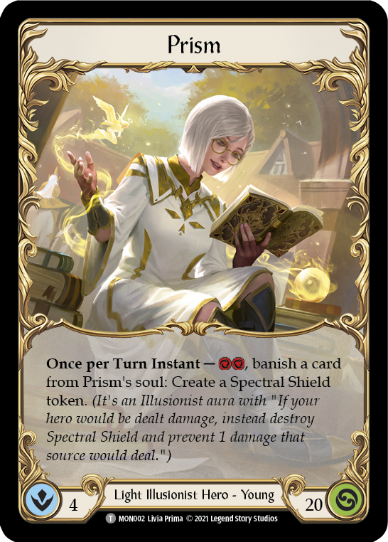 Prism // Prism, Sculptor of Arc Light [MON002 // MON001] (Monarch)  1st Edition Normal-1