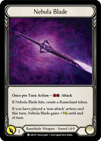 Dash, Inventor Extraordinaire // Nebula Blade [U-ARC001 // U-ARC077] (Arcane Rising Unlimited)