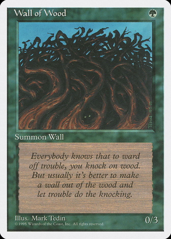 Wall of Wood [Fourth Edition]-1