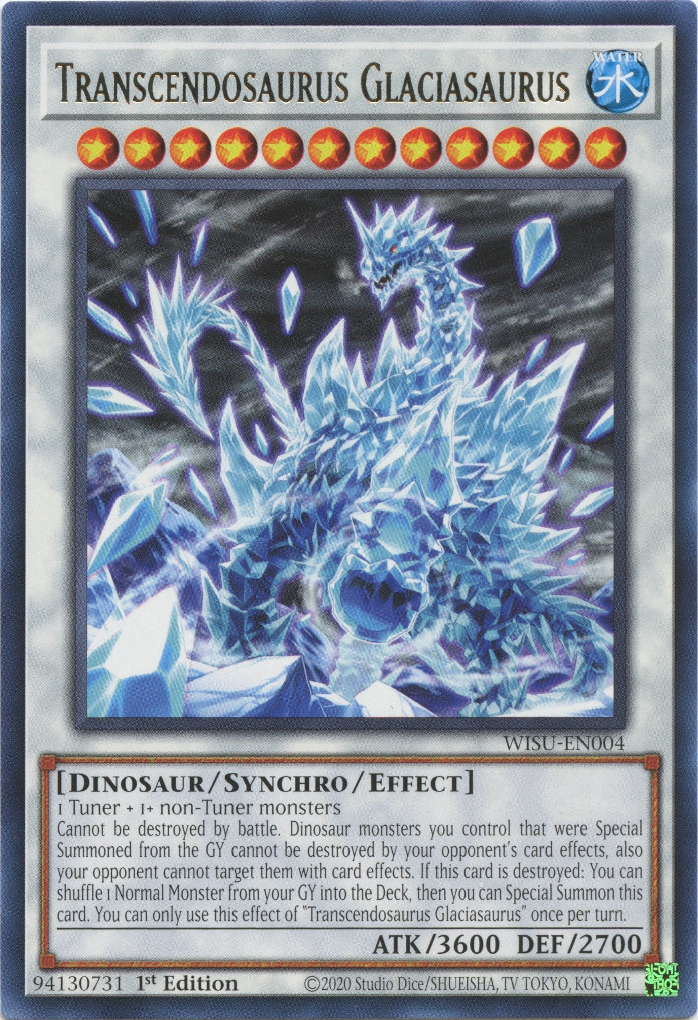 Transcendosaurus Glaciasaurus [WISU-EN004] Rare-1