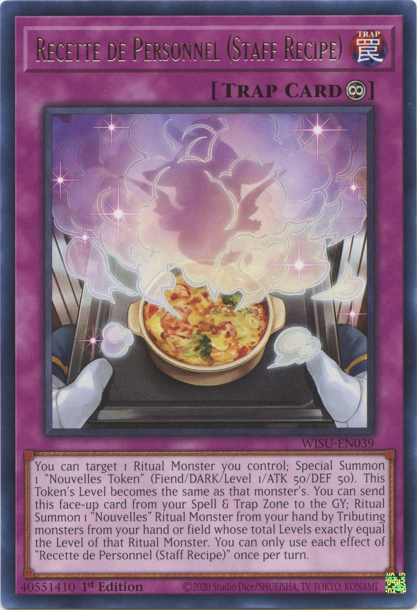 Recette de Personnel (Staff Recipe) [WISU-EN039] Rare-1