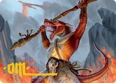 Kobold Art Card (Gold-Stamped Signature) [Dungeons & Dragons: Adventures in the Forgotten Realms Art Series]-1
