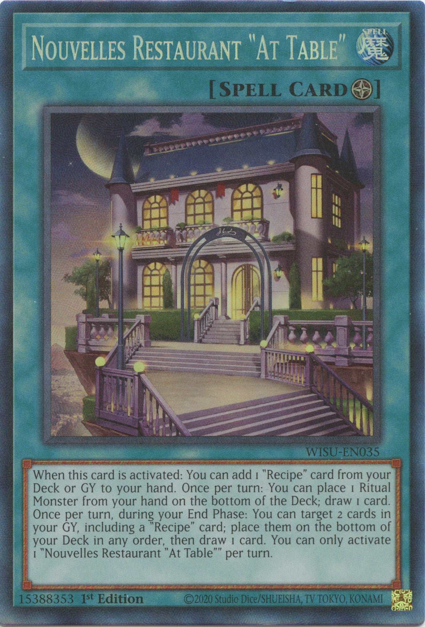 Nouvelles Restaurant "At Table" [WISU-EN035] Collector's Rare-1