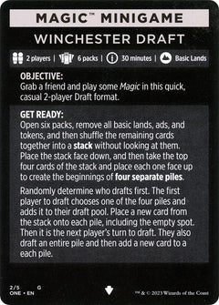 Winchester Draft (Magic Minigame) [Phyrexia: All Will Be One Minigame]-1