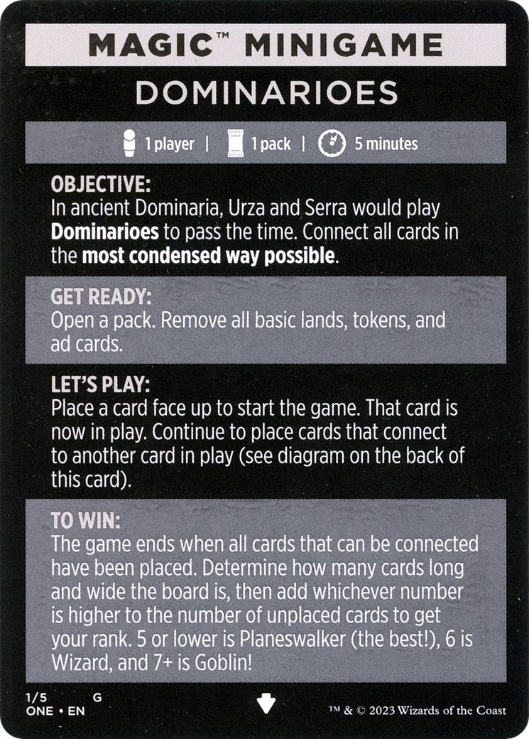 Dominarioes (Magic Minigame) [Phyrexia: All Will Be One Minigame]-1