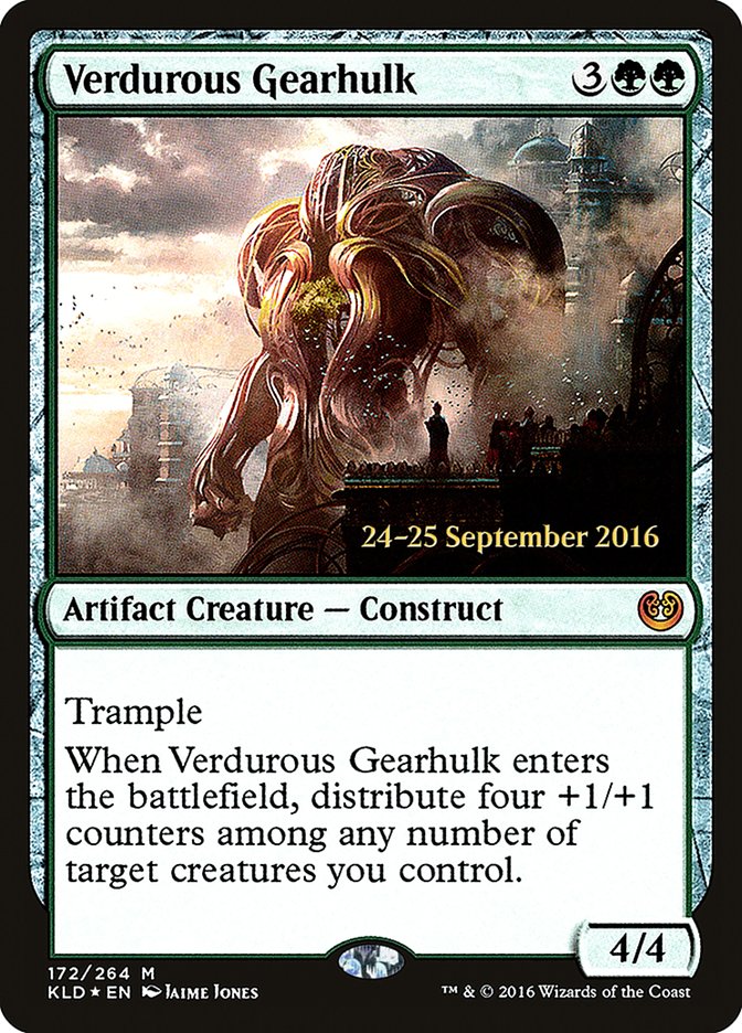 Verdurous Gearhulk [Kaladesh Prerelease Promos]-1