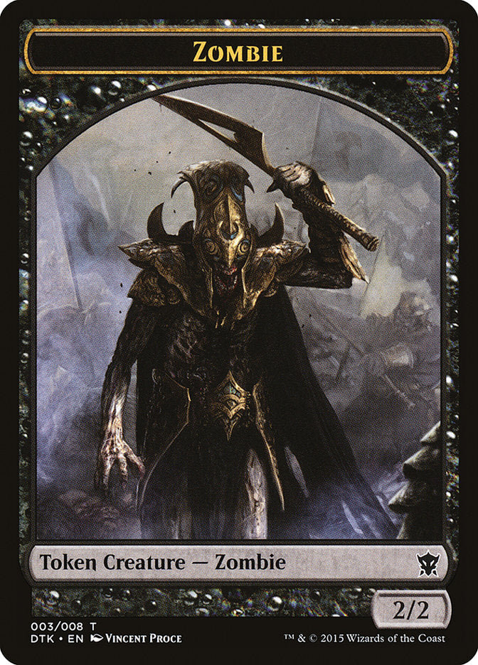 Zombie Token [Dragons of Tarkir Tokens]-1