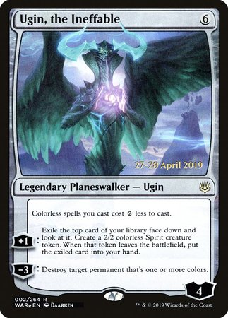 Ugin, the Ineffable [War of the Spark Promos]