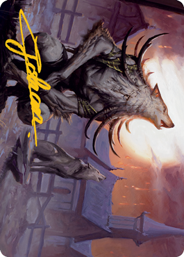 Lord of the Ulvenwald Art Card (Gold-Stamped Signature) [Innistrad: Midnight Hunt Art Series]-1