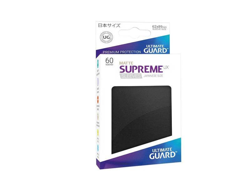 Ultimate Guard Supreme UX Sleeves Japanese Size Matte Black (60)-1