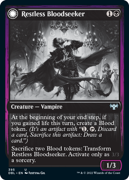Restless Bloodseeker // Bloodsoaked Reveler [Innistrad: Double Feature]-1