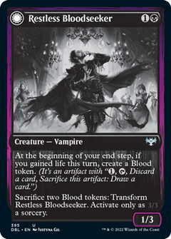 Restless Bloodseeker // Bloodsoaked Reveler [Innistrad: Double Feature]-1