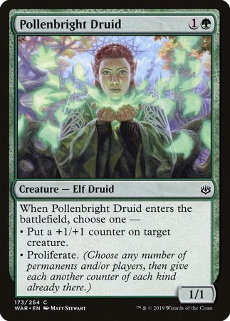 Pollenbright Druid [War of the Spark]-1