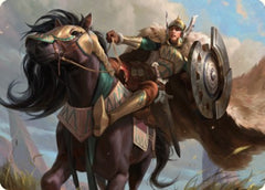 Knight of Dawn's Light Art Card [Dominaria United Art Series]-1