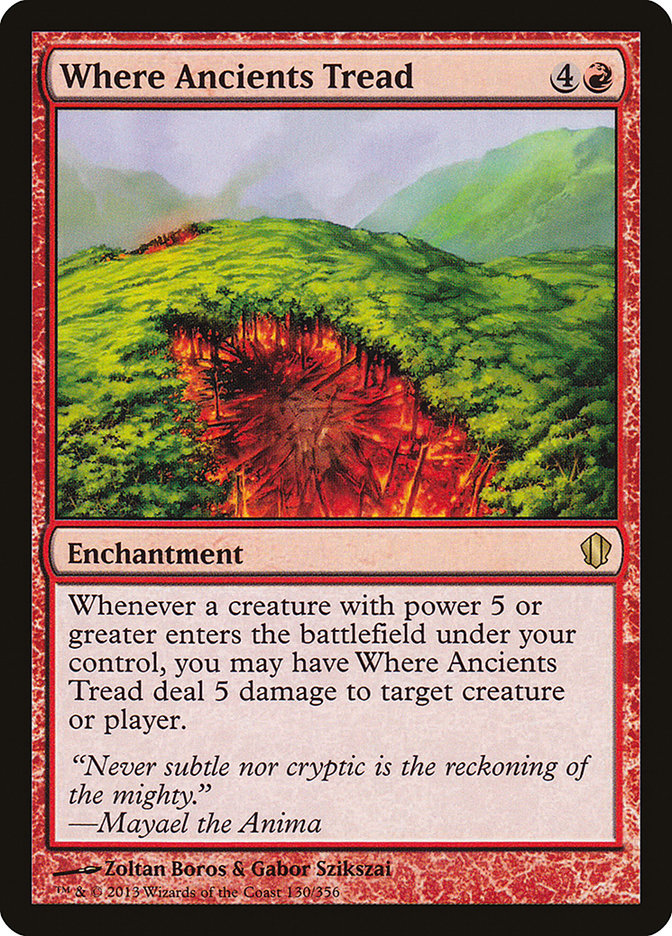 Where Ancients Tread [Commander 2013]-1