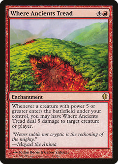 Where Ancients Tread [Commander 2013]-1