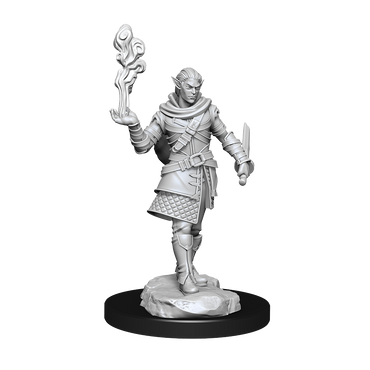 Critical Role Unpainted Miniatures Pallid Elf Rogue and Bard Male (2)