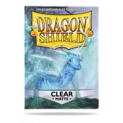 Sleeves - Dragon Shield - Box 100 - Clear MATTE-1