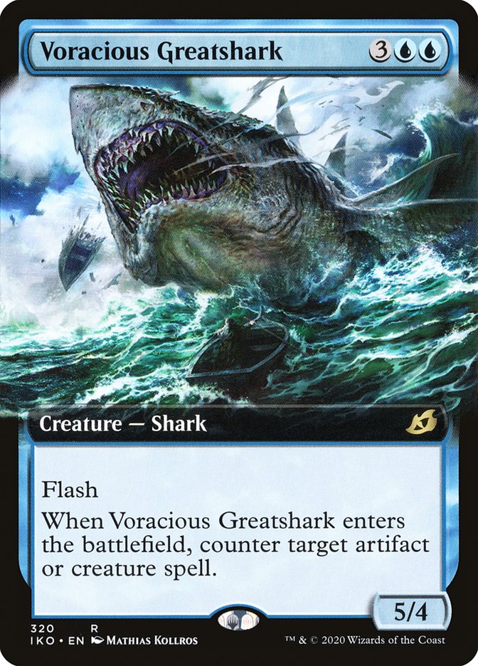 Voracious Greatshark (Extended Art) [Ikoria: Lair of Behemoths]-1