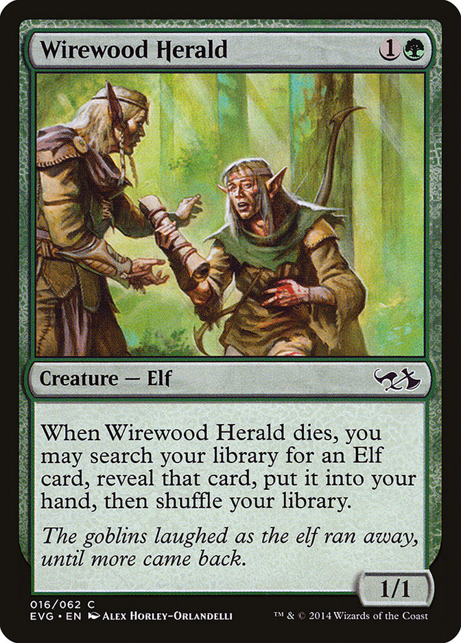 Wirewood Herald (Elves vs. Goblins) [Duel Decks Anthology]-1